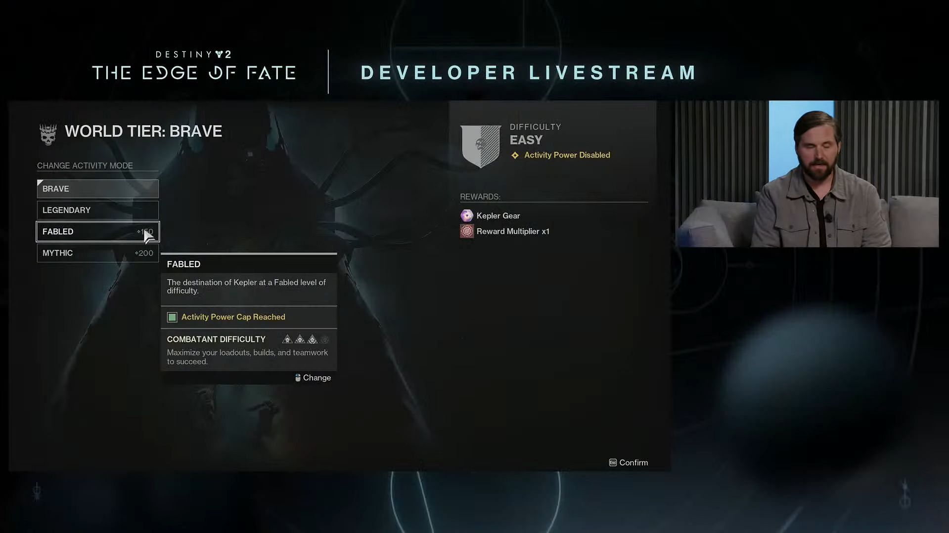 Destiny 2 world difficulty tiers (Image via Bungie)